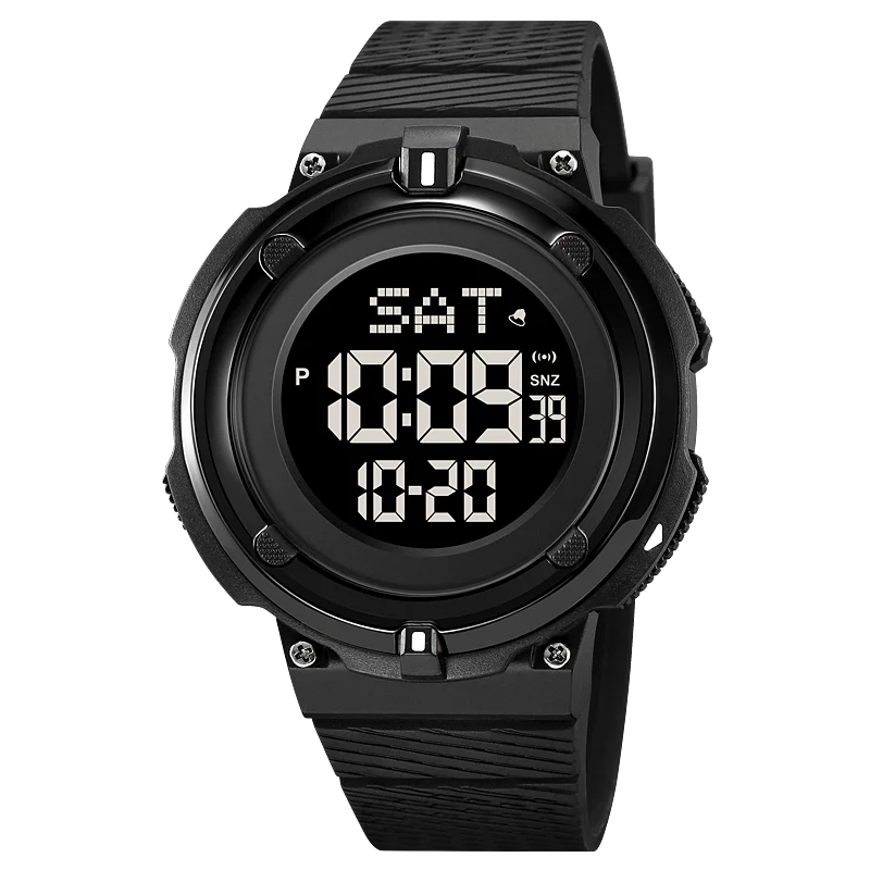 SKMEI Japan Digital Movement Back Light Countdown Wristwatch Electronic Watches For Mens 5Bar Waterproof Calendar Chrono Watches