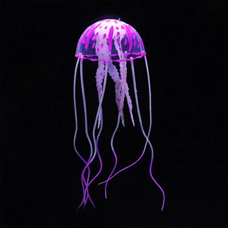 Artificial Glow Jellyfish For Fish Tank Decoration Aquarium