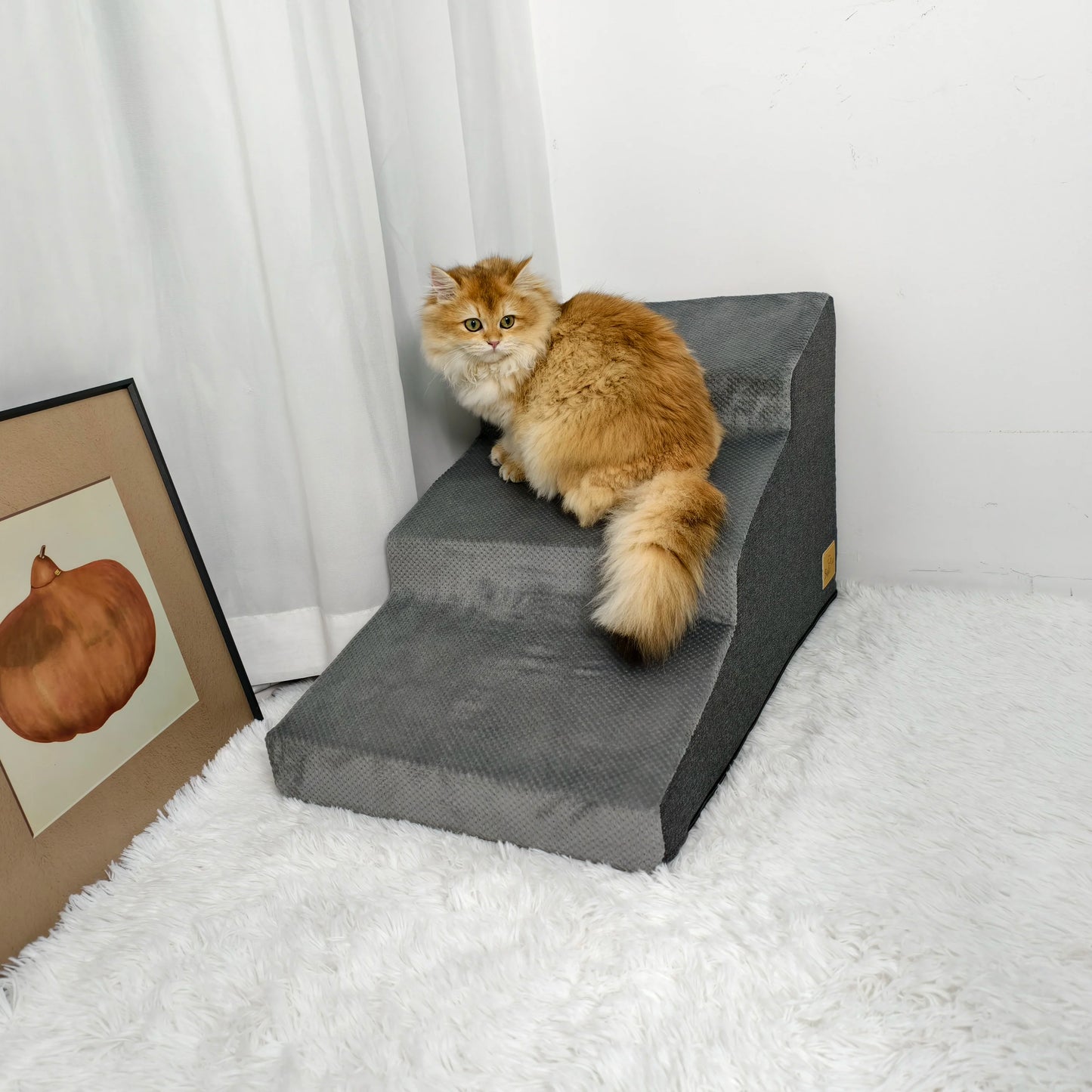 High Density Foam Dog Stairs For Beds And Sofas Non Slip