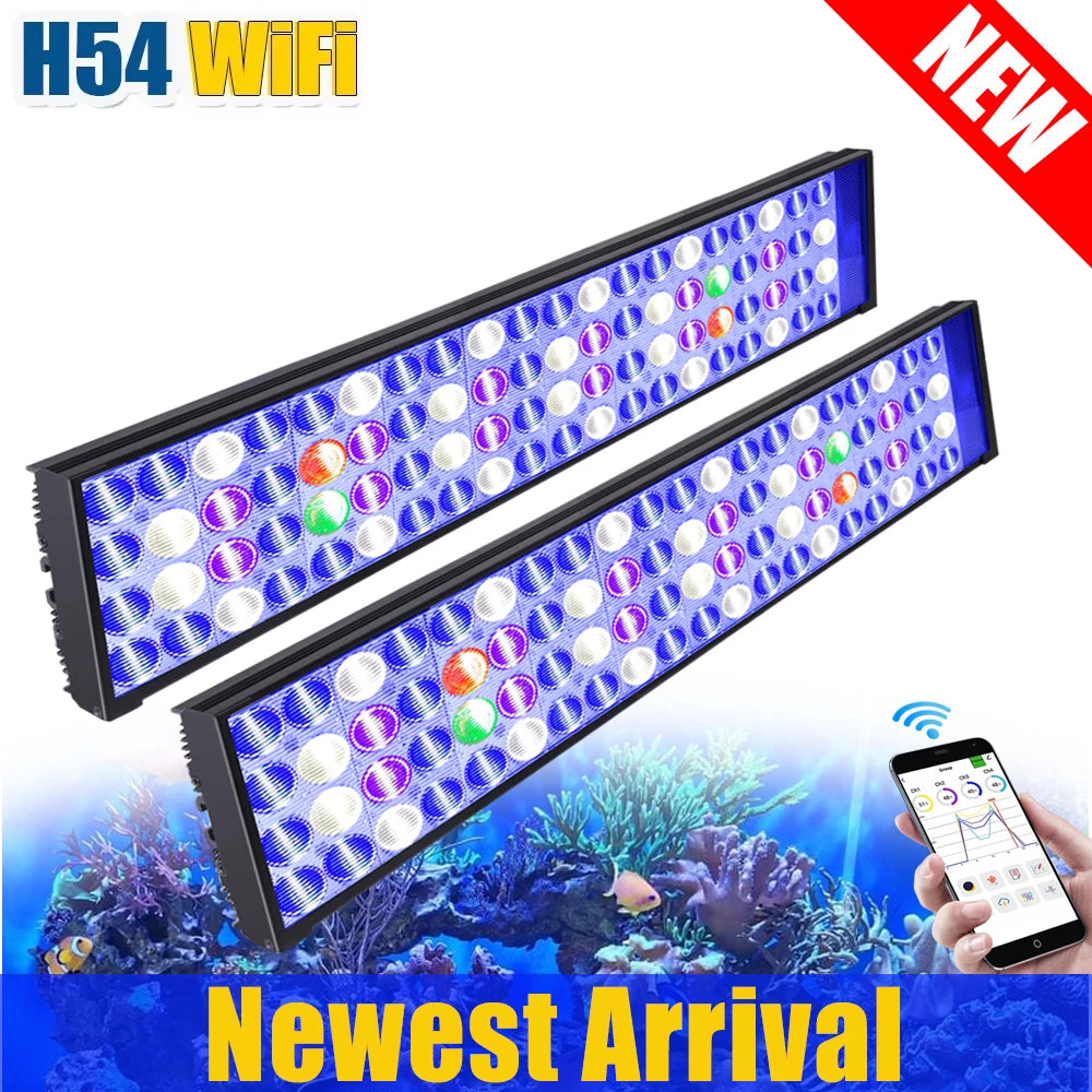 PopBloom WiFi LED Aquarium Light Full Spectrum For 60-240cm