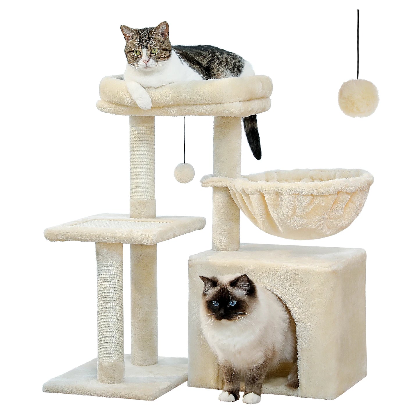 Cat Tree For Indoor Cats Two Styles With Scratching Posts