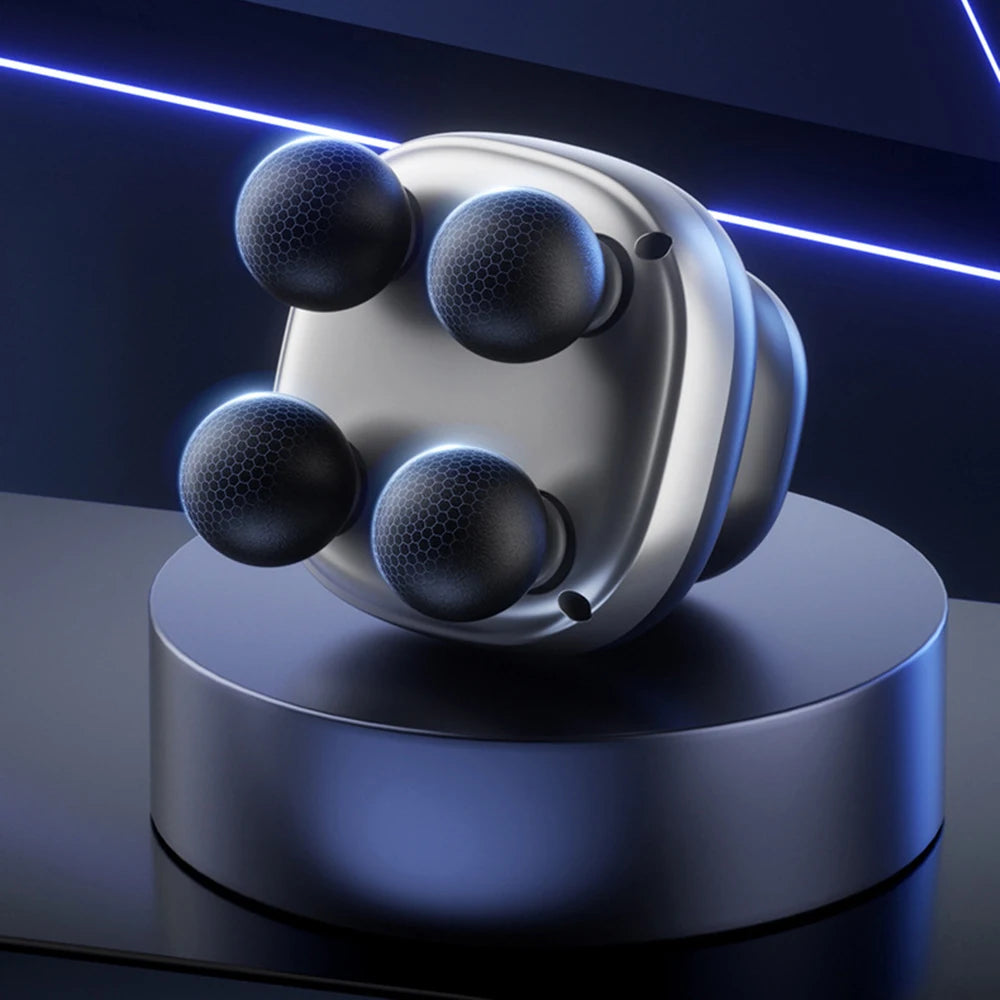 Four Head Fascia Gun Deep Tissue Muscle Massager Portable