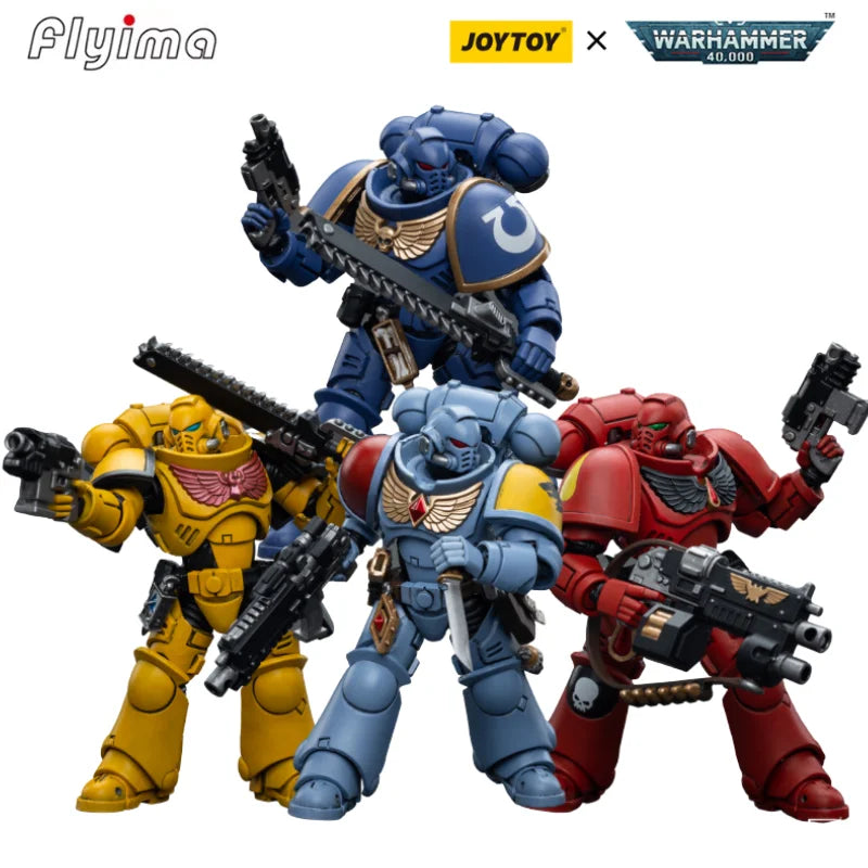 JoyToy Warhammer 40K Intercessor 1/18 Action Figure 4Pc Set