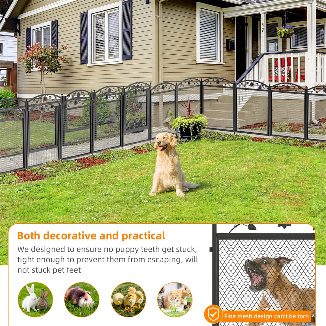 8 Panel Heavy Duty Dog Playpen For Whelping With Pad