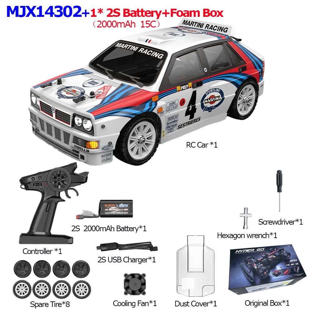 MJX 14301 14302 14303 1/14 RC Car 55km/h Brushless HYPER GO 2.4G Remote Control 4WD Off-road High Speed RC Car Truck Hobby Toy