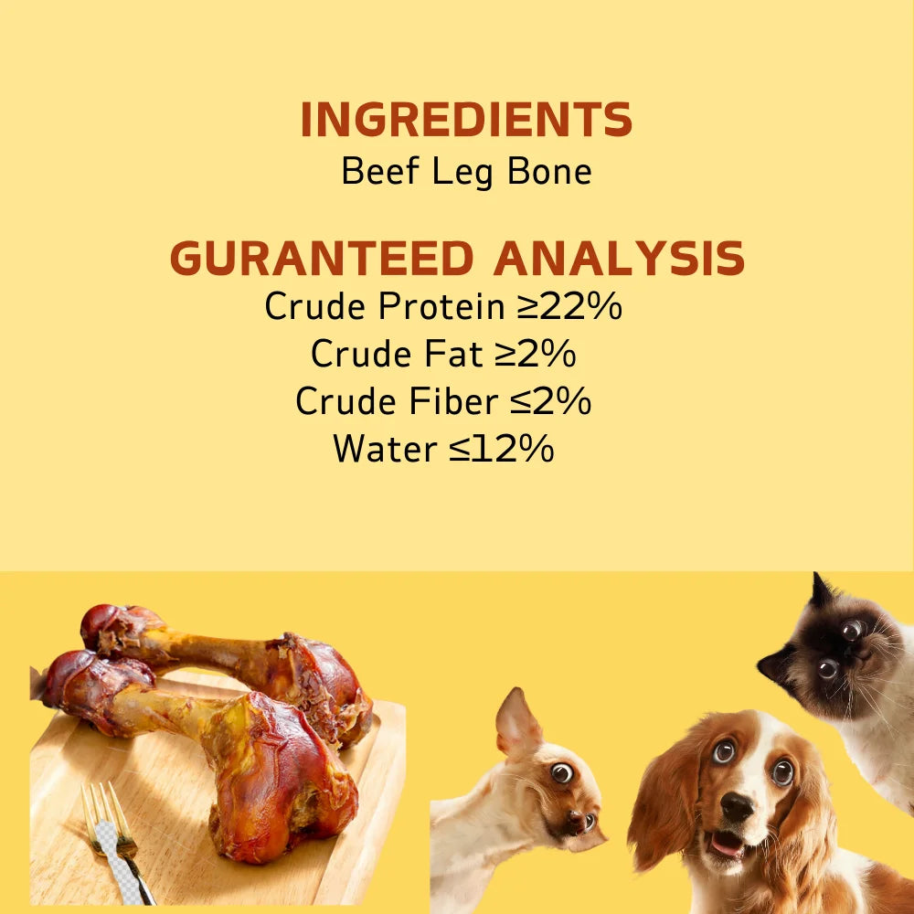 Large Cow Bone Dog Treats 150 To 190g All Natural Digestible