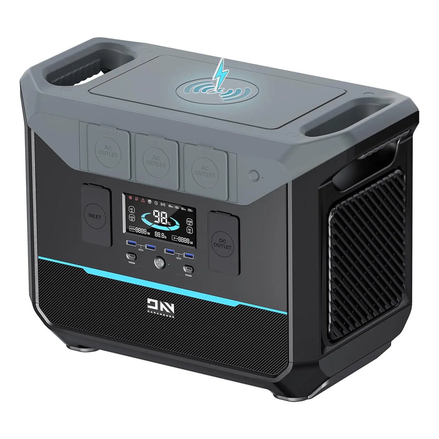 DARANENER Neo2000 Portable LiFePO4 Power Station 2073Wh RV