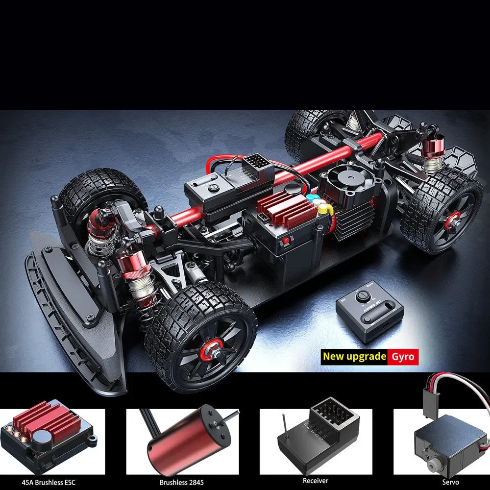 Hyper Go MJX 14301 1/14 4WD RC Car 65KM/H Brushless RC Racing Car Remote Control Cars Off-Road Truck Toy