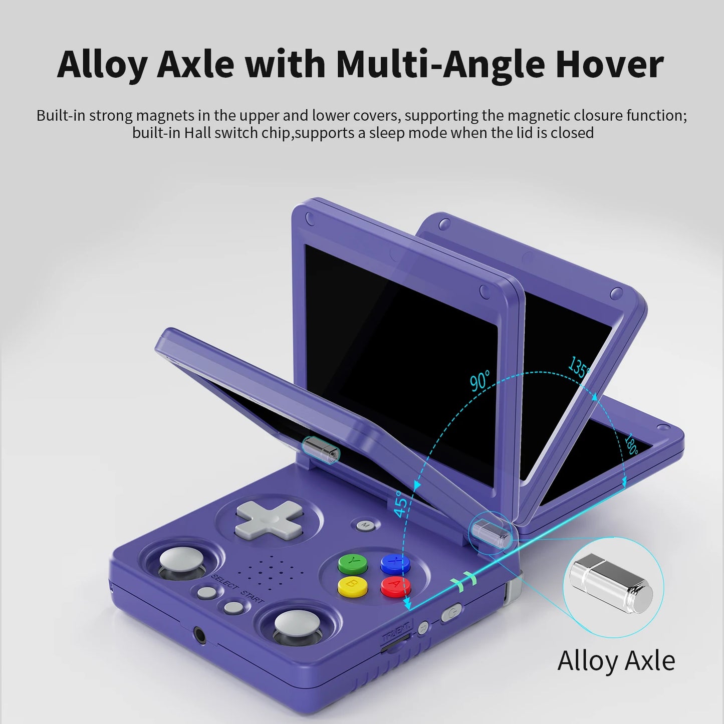 Anbernic RG34XXSP 3.4-Inch IPS Linux 64-bit Game Console H700 quad-core LPDDR4 2GB Retro Game Player HD-Connect To TV RG 34XXSP