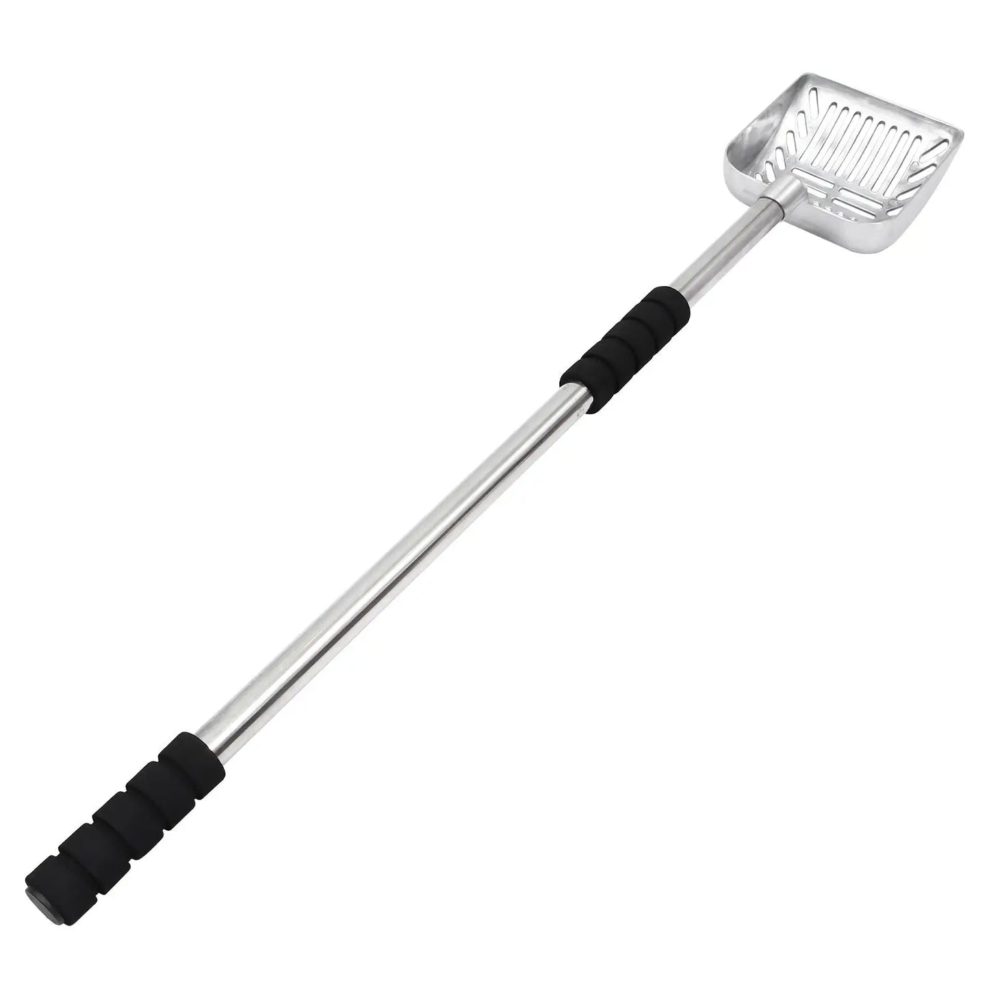 Telescoping Metal Litter Scoop Long Handle Cat Shovel Pet Cleaner Sanitary Box Tool Durable Housebreaking Supplies Pet