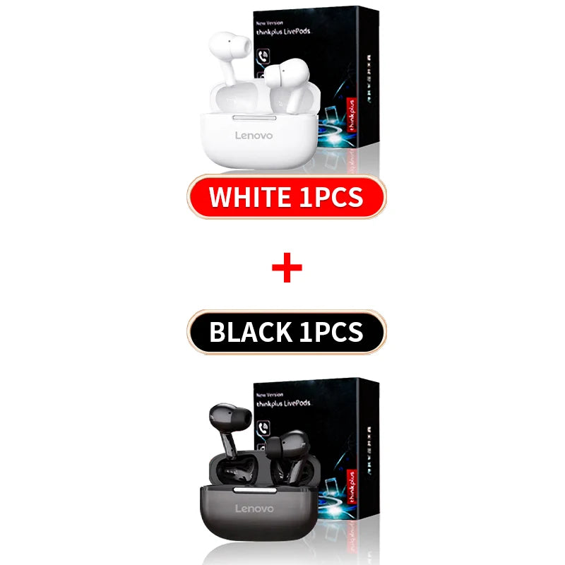 Lenovo Thinkplus Wireless Earphones Bluetooth Headset In Ear Earphones With Microphone For IOS Android