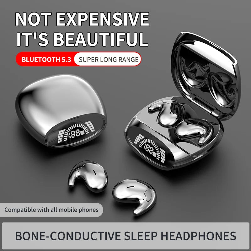 Ultra thin sleep wireless earphones, mini, ultra small, invisible, in ear, painless to wear