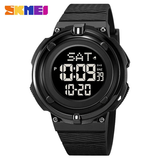 SKMEI Japan Digital Movement Back Light Countdown Wristwatch Electronic Watches For Mens 5Bar Waterproof Calendar Chrono Watches