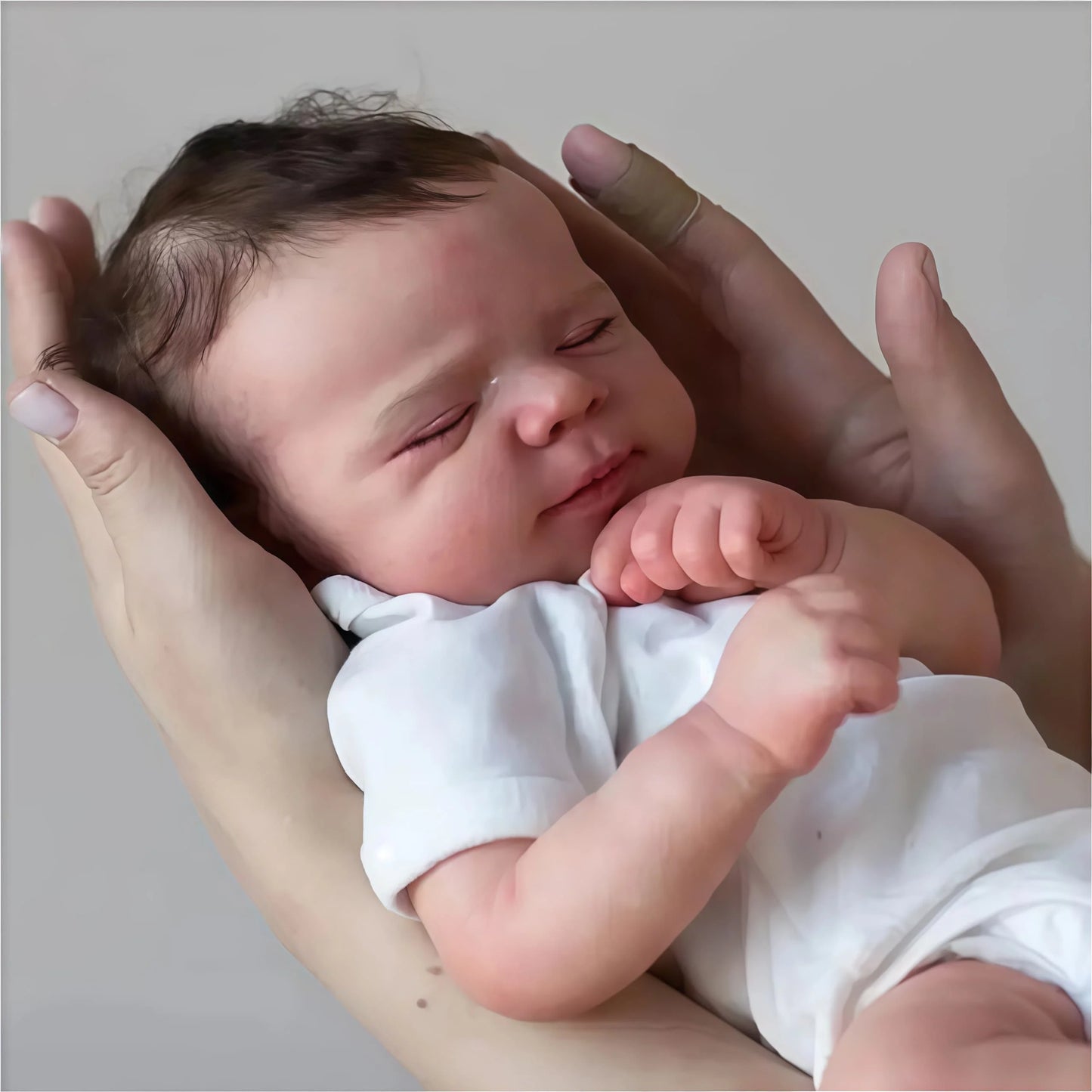 Risbecko Lifelike 48cm Reborn Doll Handmade Vinyl Skin