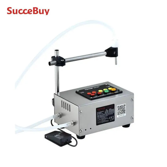 SucceBuy 10-4000ml Liquid Filling Machine Automatic Bottle Filler Machine with Single Nozzle Digital Control for Milk Water Wine