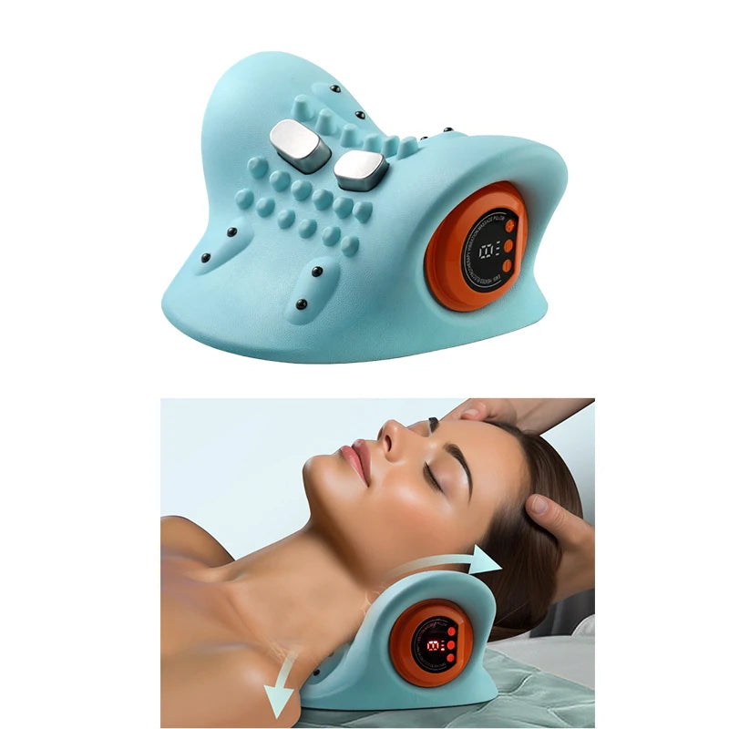 Electric Neck Massager With Shoulder And Back Massage Pillow