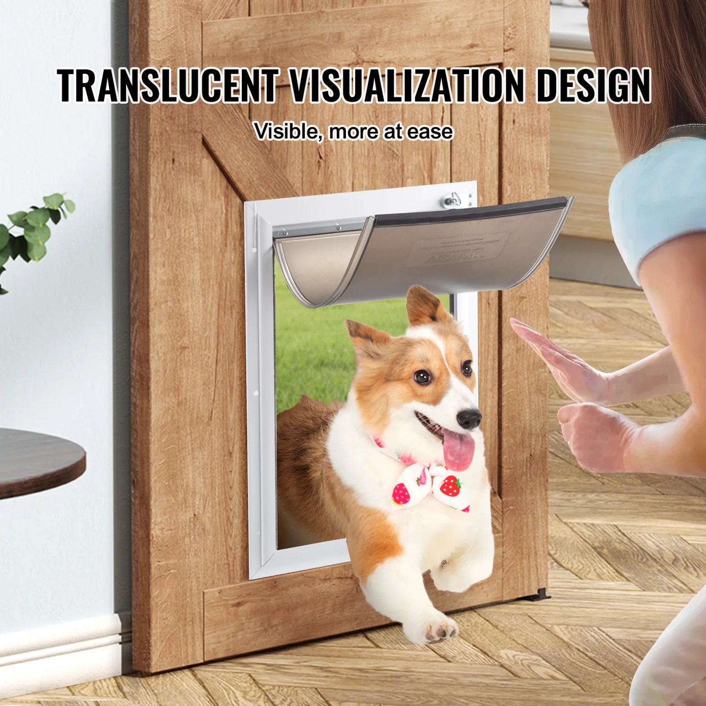 SucceBuy Pet Door Replacement Flap Magnetic Weatherproof