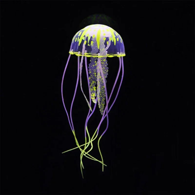 Artificial Glow Jellyfish For Fish Tank Decoration Aquarium
