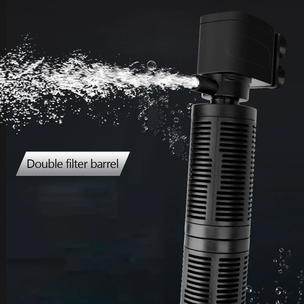 3 In 1 Silent Aquarium Filter Internal Submersible Pump