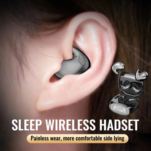Ultra thin sleep wireless earphones, mini, ultra small, invisible, in ear, painless to wear