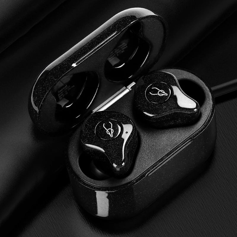 Sabbat Original E12 Ultra High Quality In Ear Bluetooth Earphones, Dual ear Wireless Gaming, Music, Sports Earphones, Apple