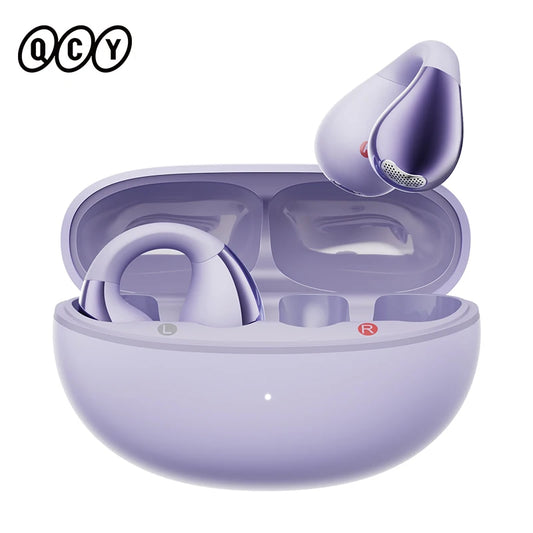 QCY Crossky C30 Wireless Bluetooth 5.4 Earphones Ear clip TWS Sports Earbuds Open Ear Dual-Connection Waterproof Headphones