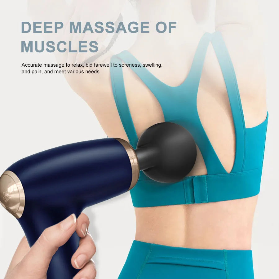 Mini 30 Level Massage Gun Fascia Deep Muscle Relaxer Neck