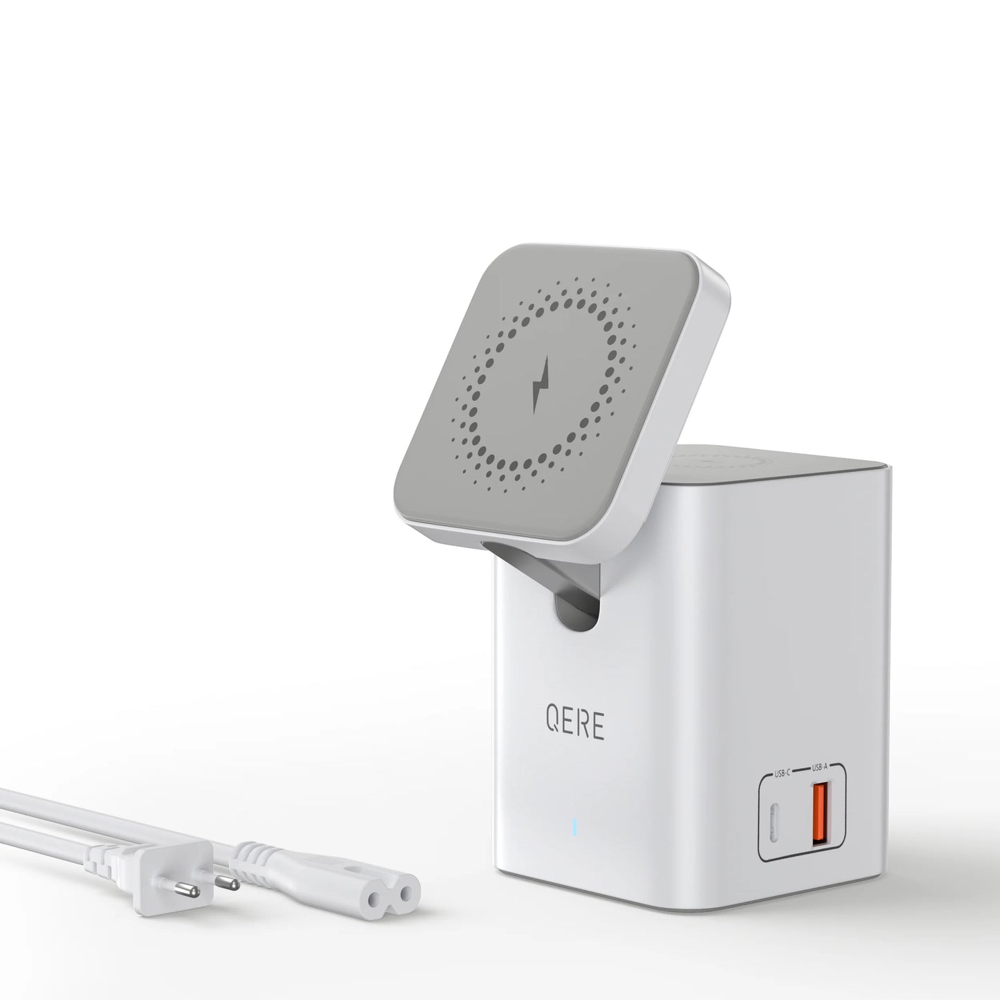 QERE Foldable Magnetic Wireless Charger Station 65W Portable